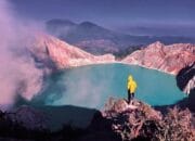 Kawah Ijen, Pemandangan Danau Kawah Terbesar di Dunia