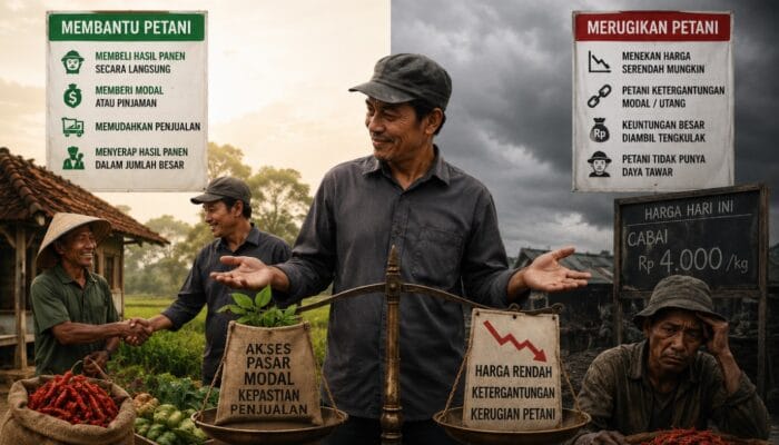 Di Balik Peran Tengkulak: Antara Membantu dan Merugikan Petani